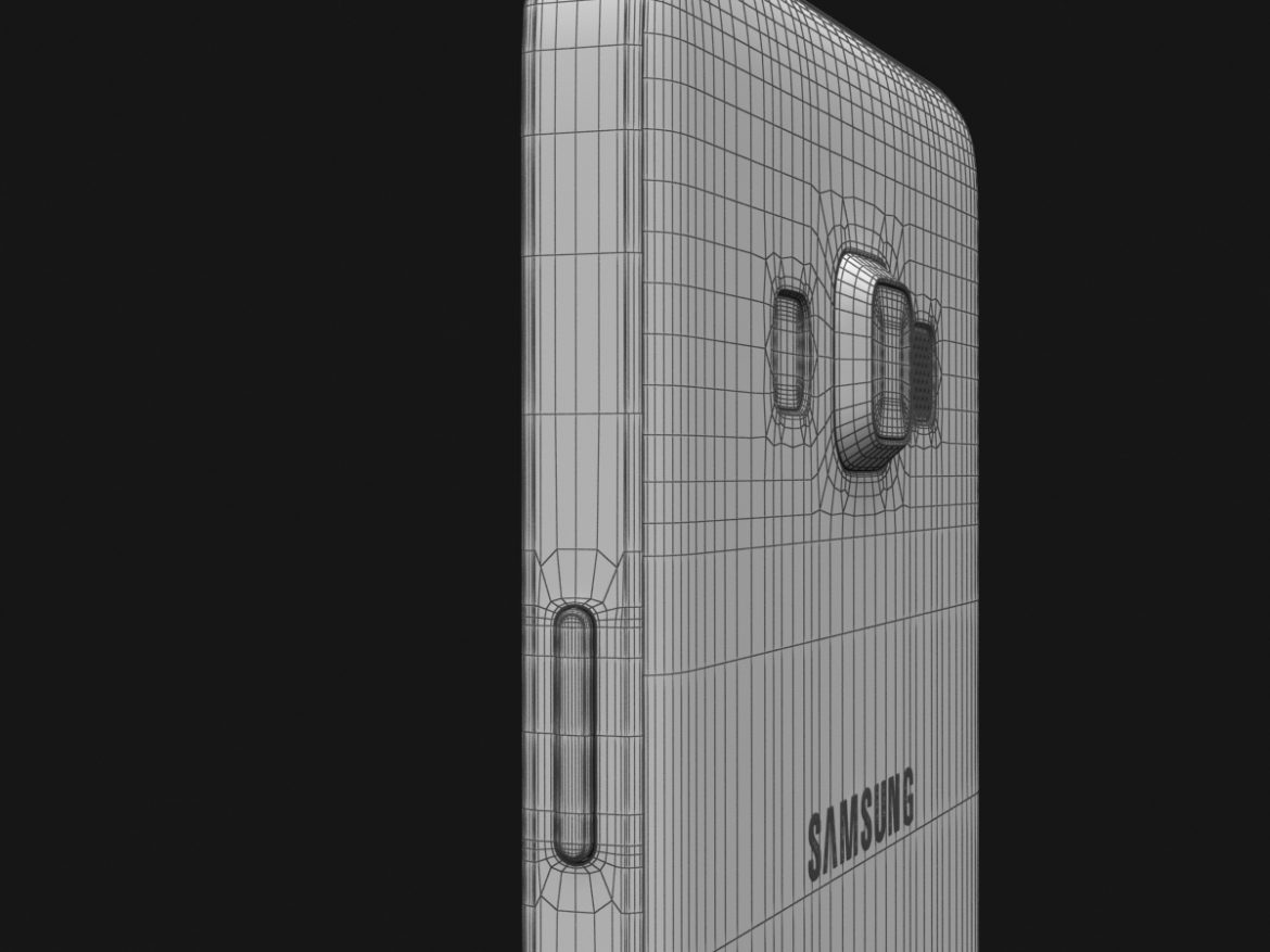 samsung galaxy a3 and a3 duos silver 3d model 3ds max fbx c4d obj 208330