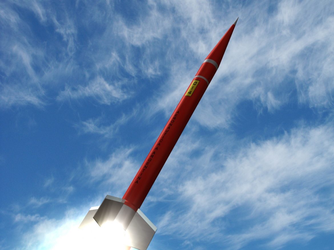 orion ii rocket 3d model 3ds dxf fbx blend cob dae x  obj 208630
