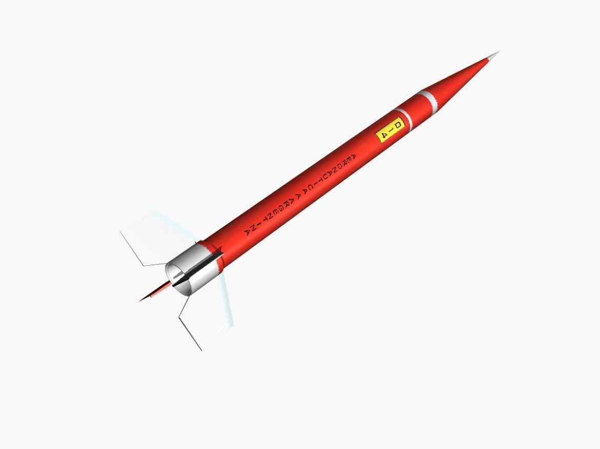 orion ii rocket 3d model 3ds dxf fbx blend cob dae x  obj 208631