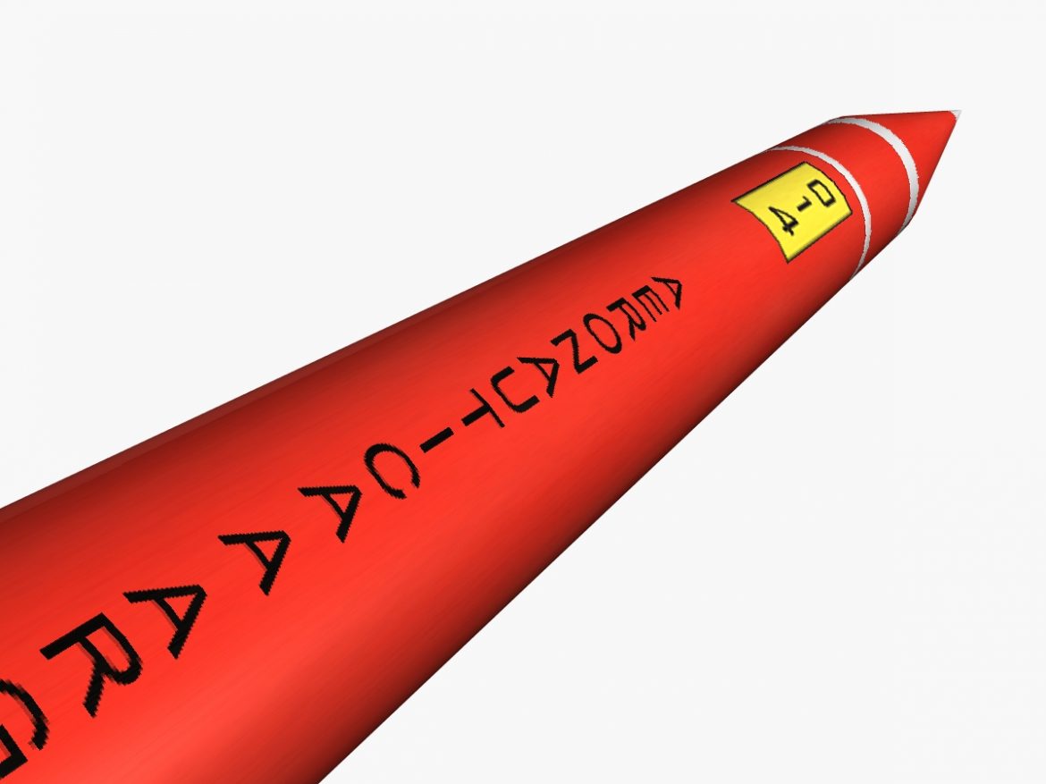 orion ii rocket 3d model 3ds dxf fbx blend cob dae x  obj 208633