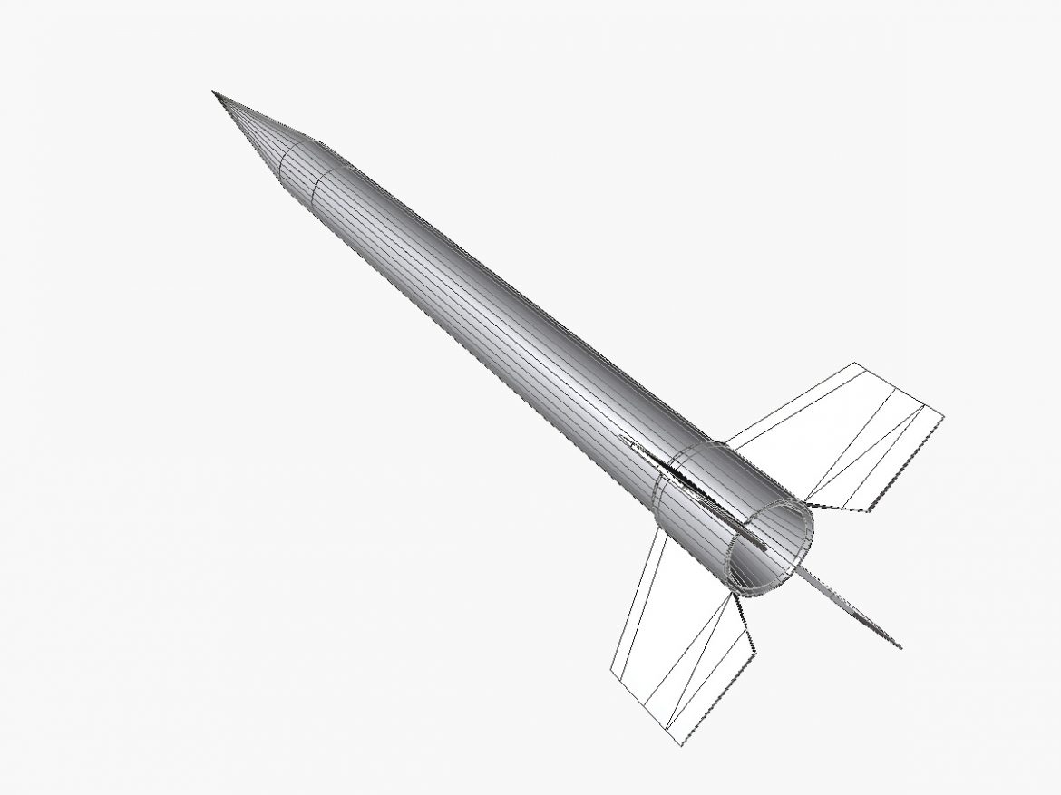 orion ii rocket 3d model 3ds dxf fbx blend cob dae x  obj 208636
