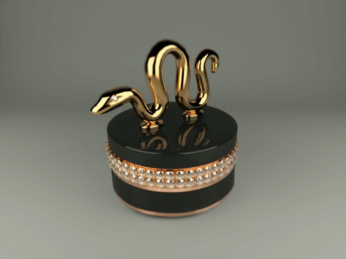jewelry box snake hangzhou 3d model max obj 208734