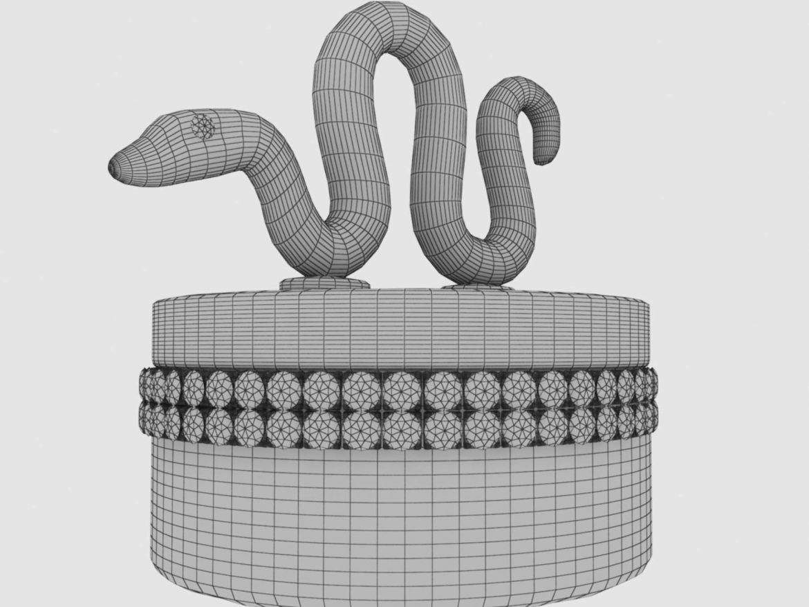 jewelry box snake hangzhou 3d model max obj 208736