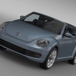 vw beetle cabriolet denim concept 2015 3d model 3ds max fbx c4d lwo ma mb hrc xsi obj 208766