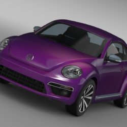 vw beetle pink edition concept 2015 3d model 3ds max fbx c4d lwo ma mb hrc xsi obj 208786