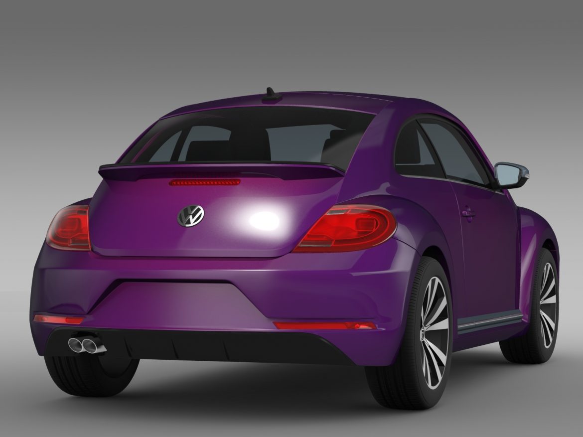 vw beetle pink edition concept 2015 3d model 3ds max fbx c4d lwo ma mb hrc xsi obj 208794
