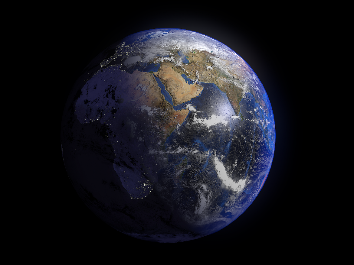 earth 10k 3d model 3ds fbx blend dae obj 209741