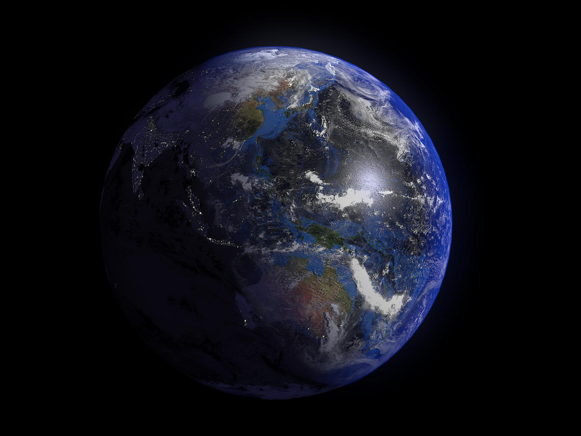 earth 10k 3d model 3ds fbx blend dae obj 209744
