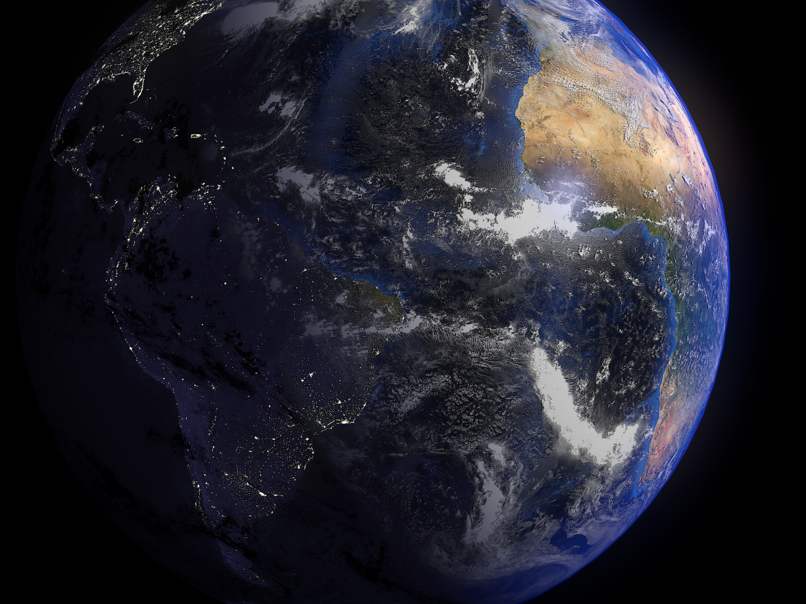 earth 10k 3d model 3ds fbx blend dae obj 209748