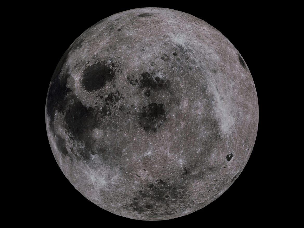 moon 4k 3d model 3ds fbx blend dae obj 210477