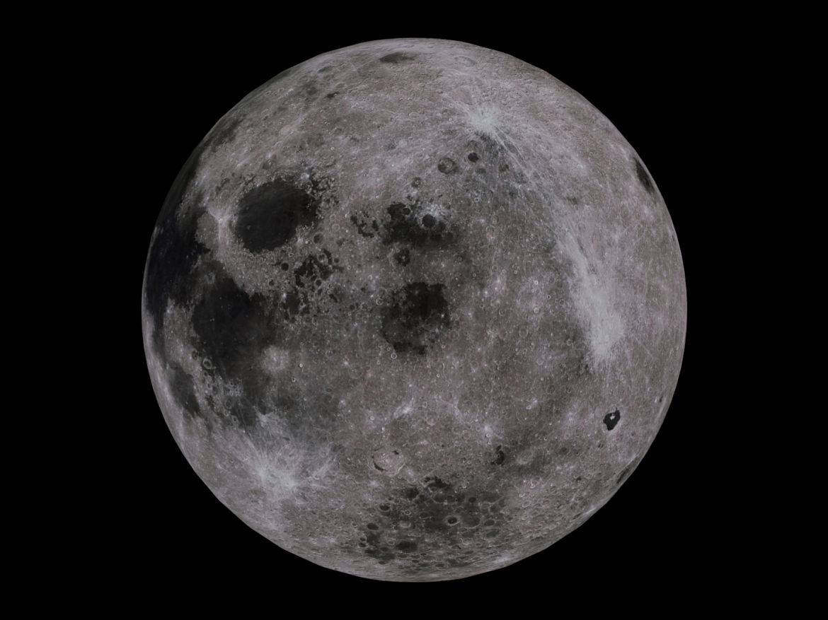 moon 4k 3d model 3ds fbx blend dae obj 210482