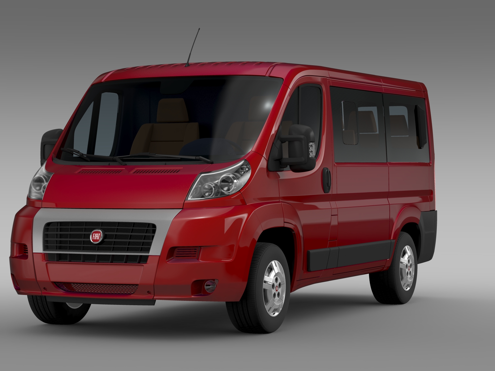 Fiat Ducato Mini Bus L1H1 2006-2014 3D Model – Buy Fiat Ducato Mini Bus ...