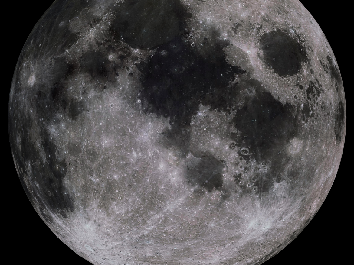 moon 8k 3d model 3ds fbx blend dae obj 210901