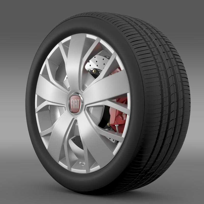 fiat ducato van l2h2 wheel 3d model 3ds max fbx c4d lwo ma mb hrc xsi obj 211021