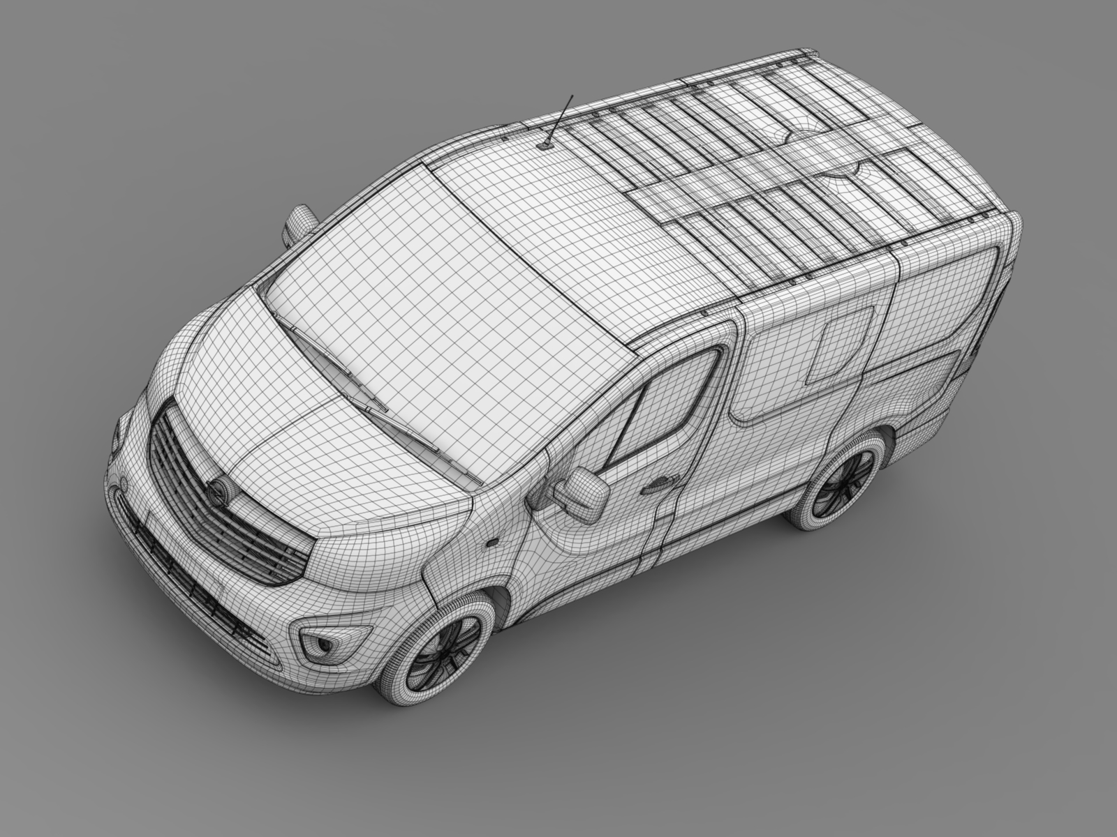 Opel Vivaro Biturbo 2017 | 3D model
