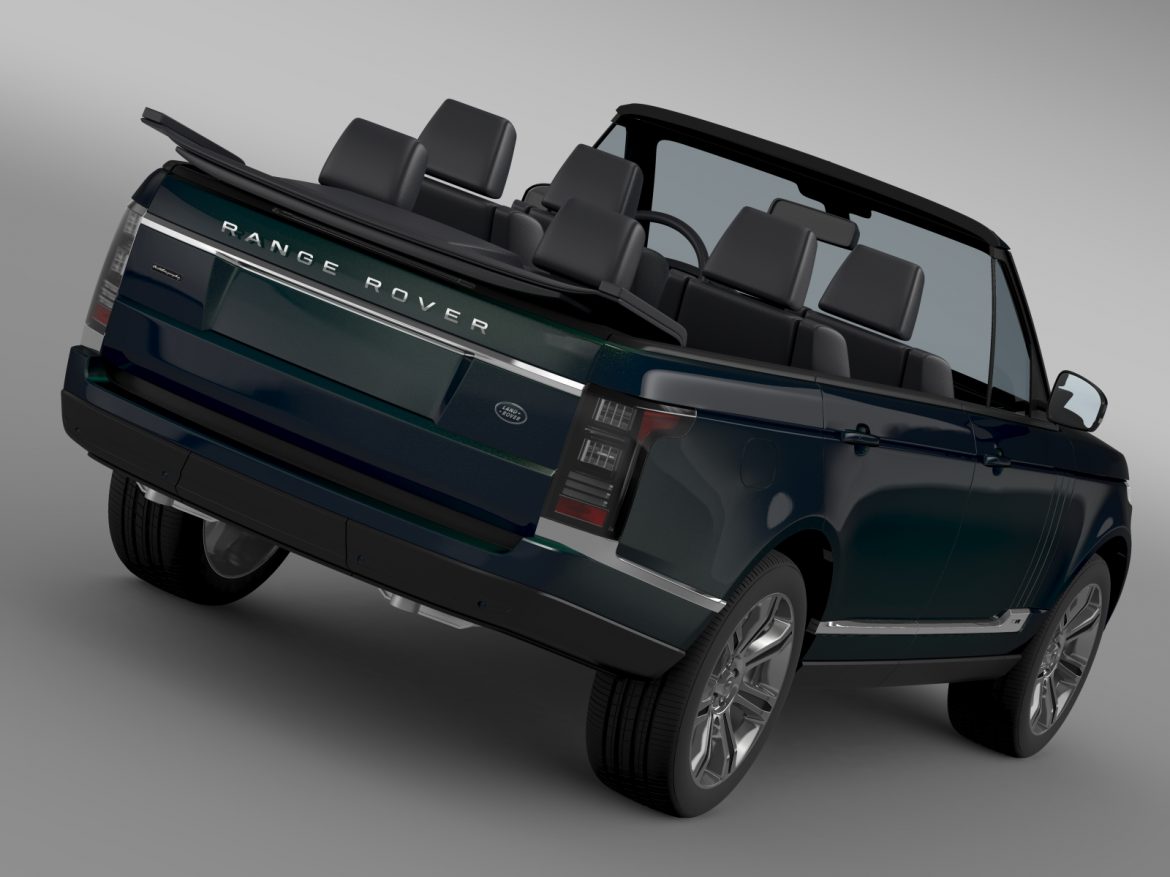 range rover autobiography black lwb cabrio l405 20 3d model 3ds max fbx c4d lwo ma mb hrc xsi obj 212153