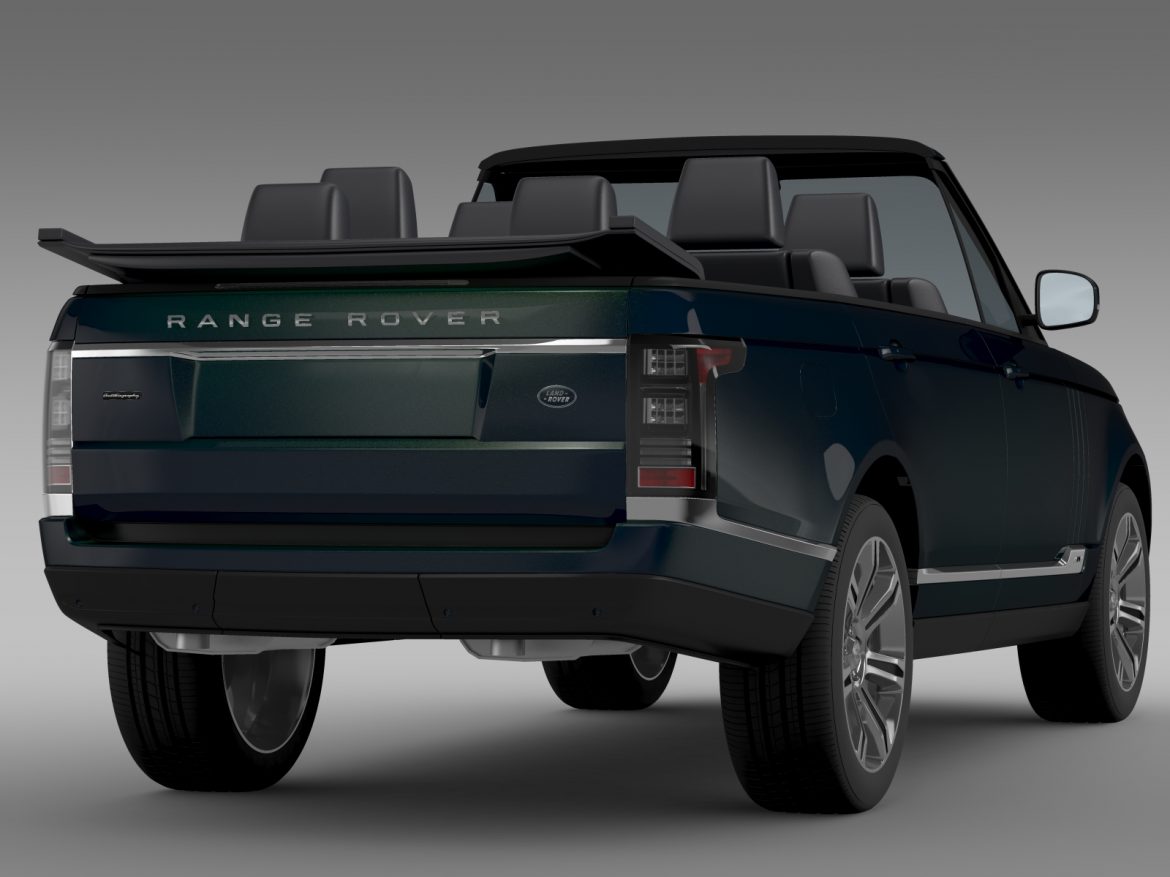 range rover autobiography black lwb cabrio l405 20 3d model 3ds max fbx c4d lwo ma mb hrc xsi obj 212160