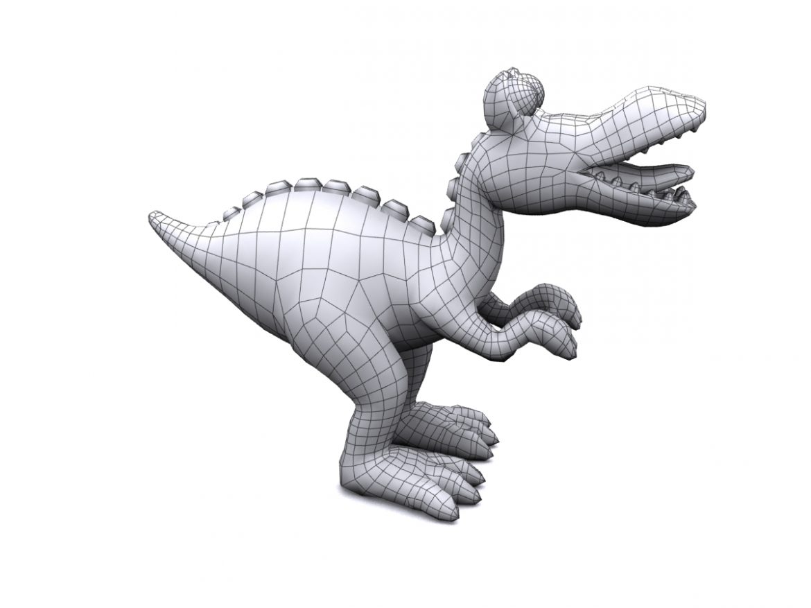 cartoon tyrannosaurus 3d model max fbx obj 212429