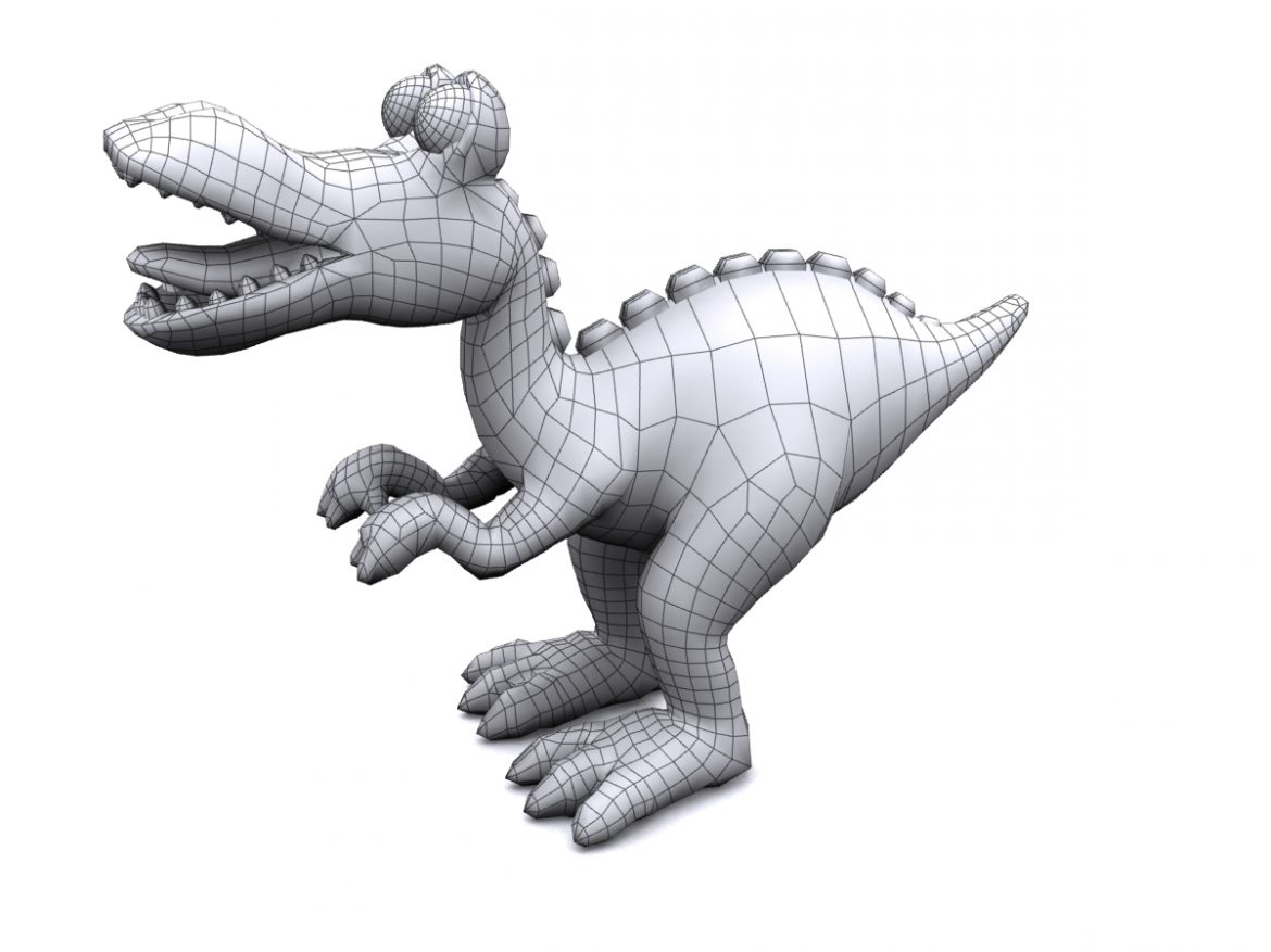 cartoon tyrannosaurus 3d model max fbx obj 212432