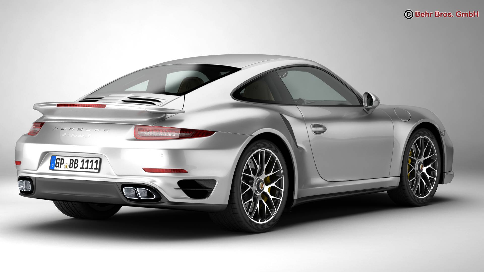  Porsche  911 Turbo S 2014 3D  Model Buy Porsche  911 Turbo 