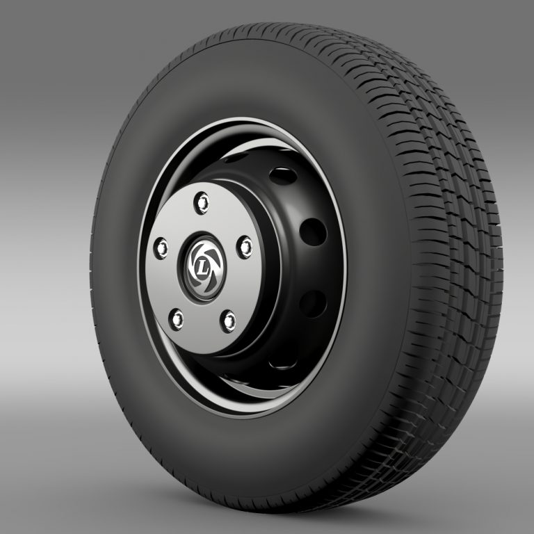 Ashok Leyland wheel 3D Model FlatPyramid