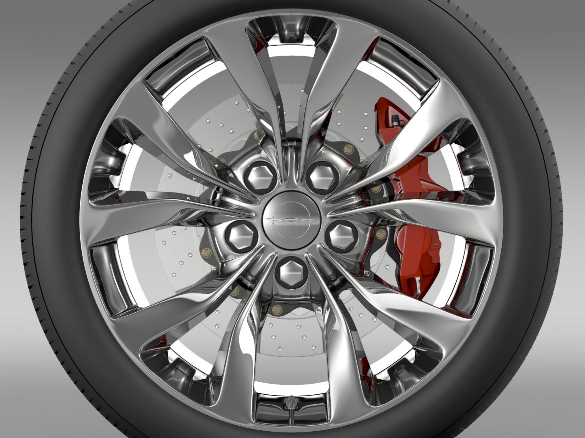 chrysler 300 limited 2015 wheel 3d model 3ds max fbx c4d lwo ma mb hrc xsi obj 212745