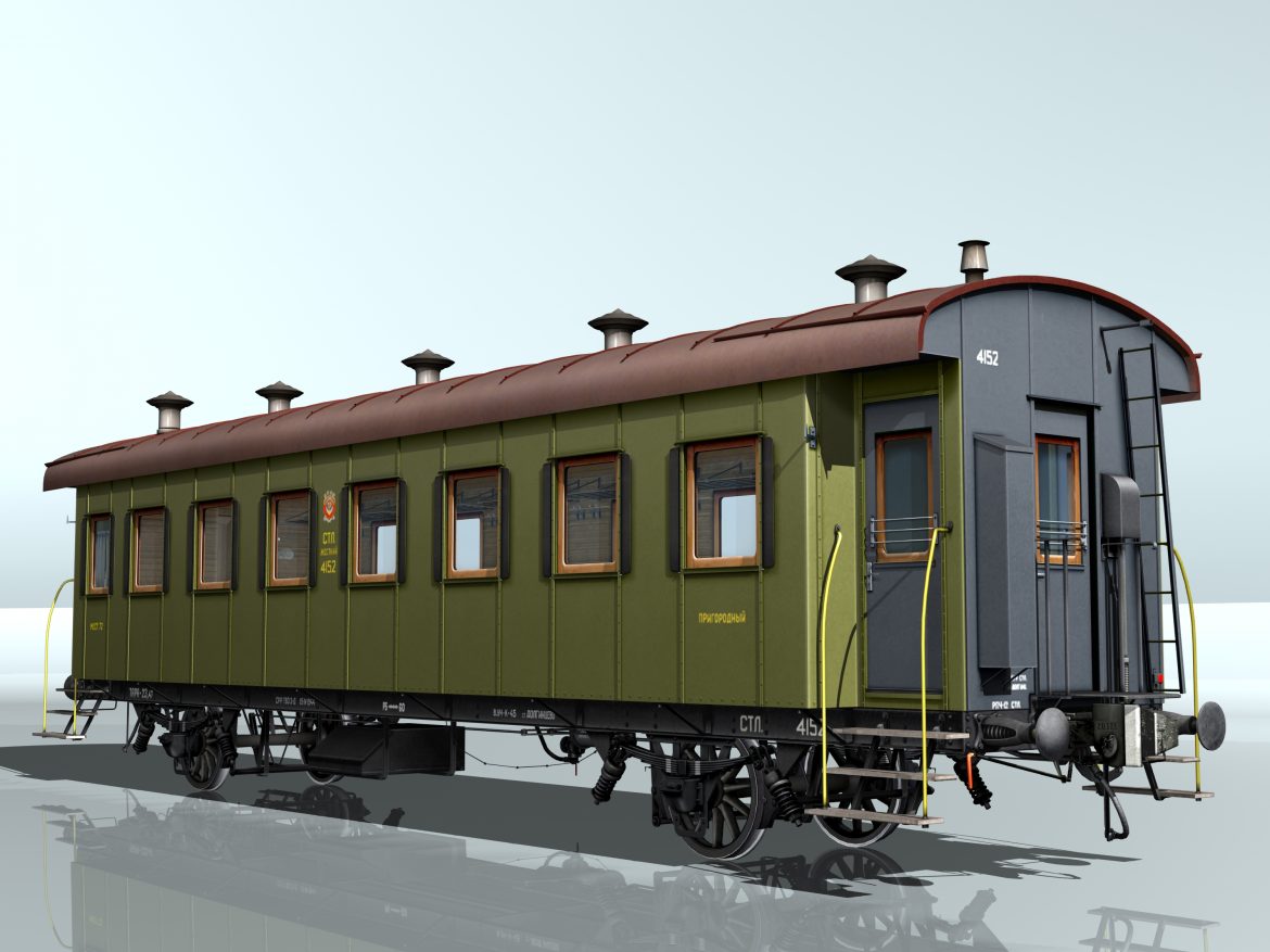 passenger wagon sample 1930 3d model 3ds max fbx obj 213918