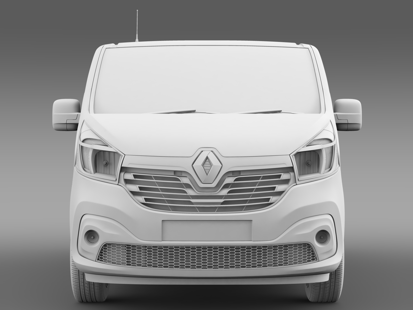 Renault Trafic 3 D Model Free