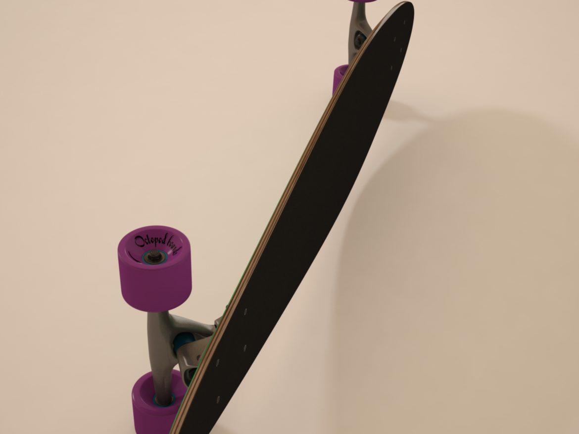longboard 3d model max 214781