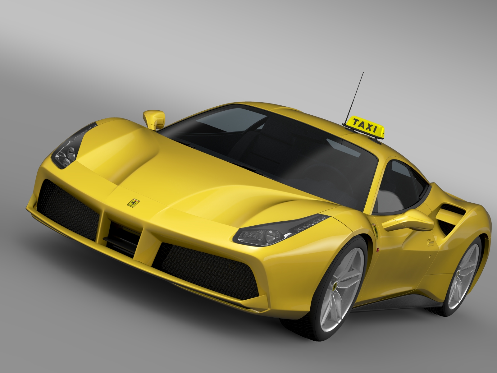 ferrari 488 3d model