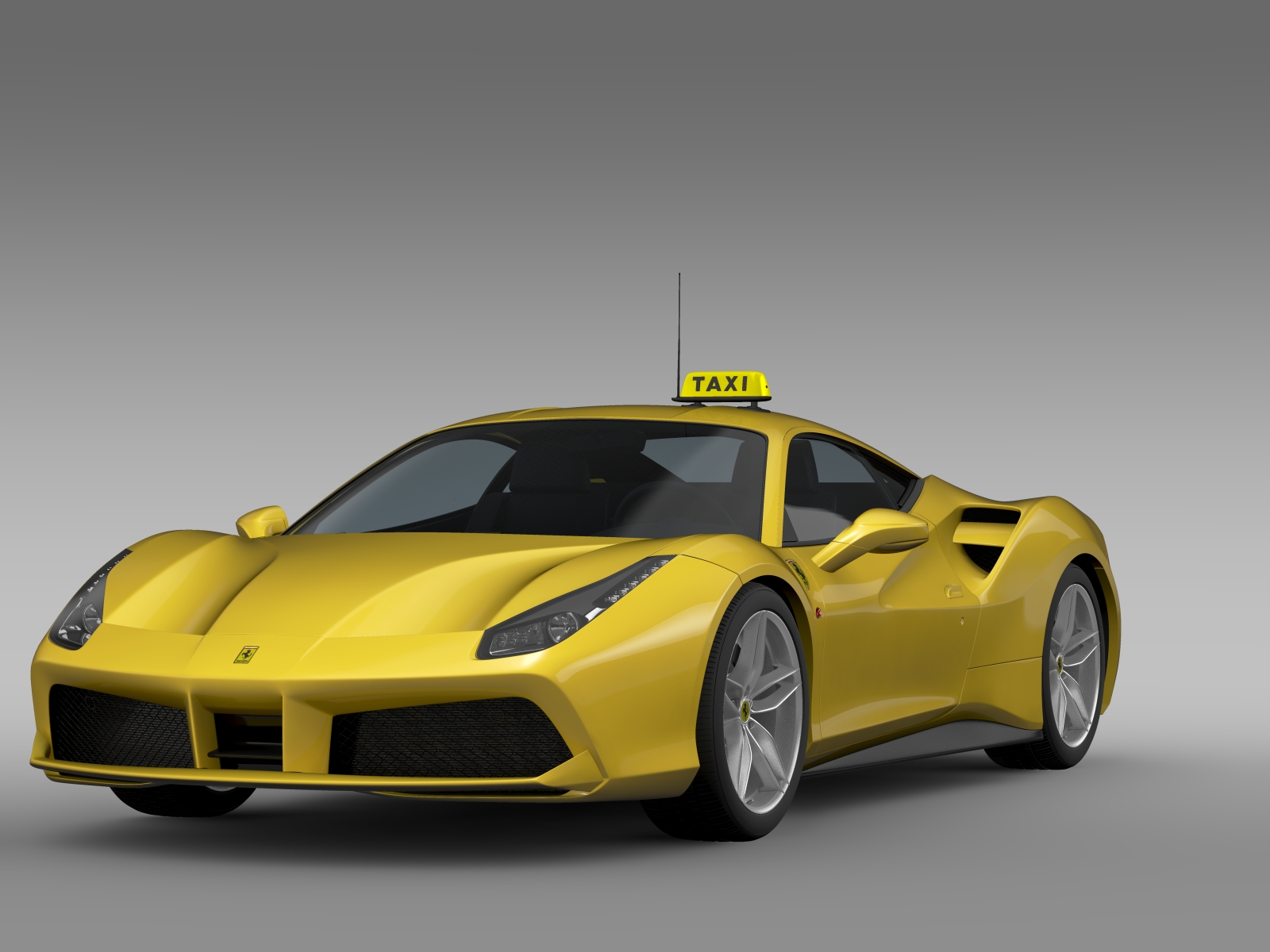 ferrari 488 3d model