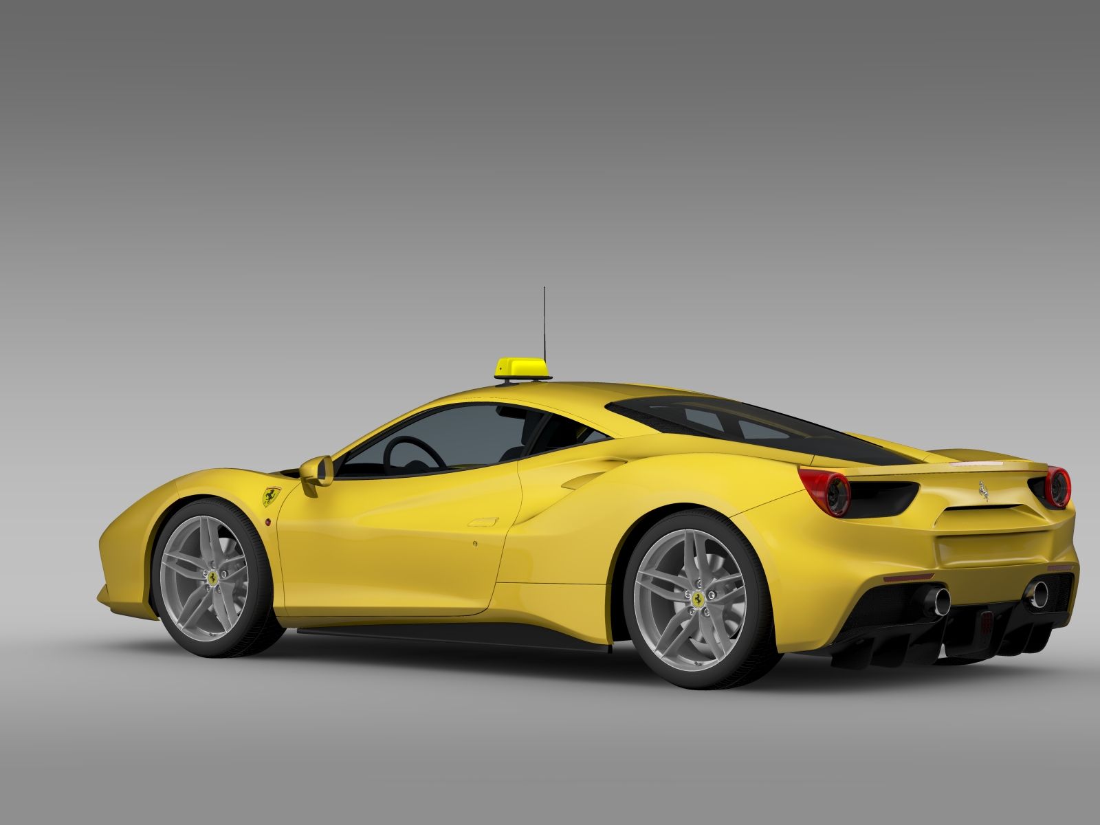 ferrari 488 3d model