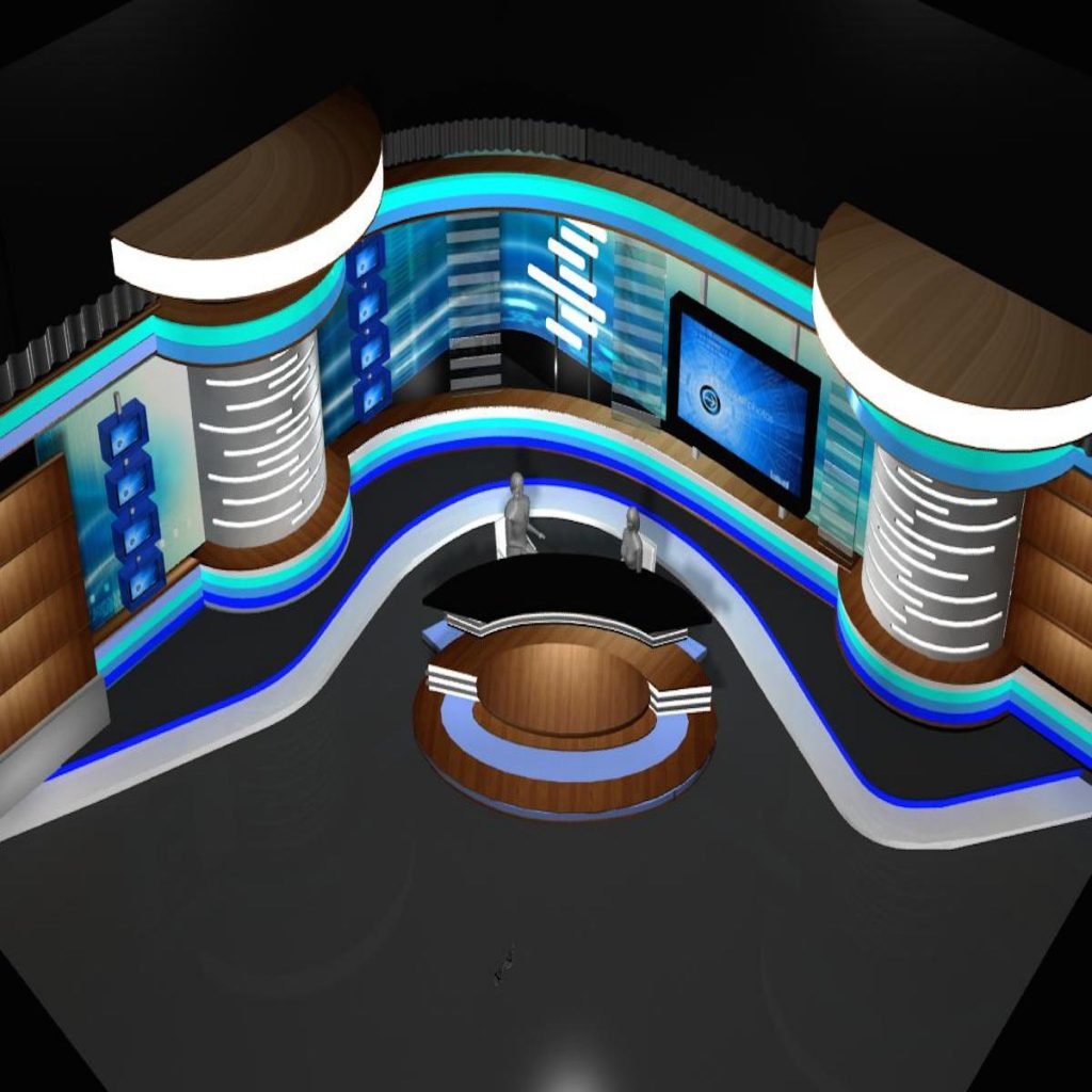 News Room Studio 002 3D Model - FlatPyramid