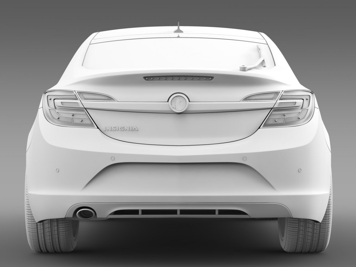 vauxhall insignia hatchback 2015 3d model 3ds max fbx c4d lwo ma mb hrc xsi obj 215619