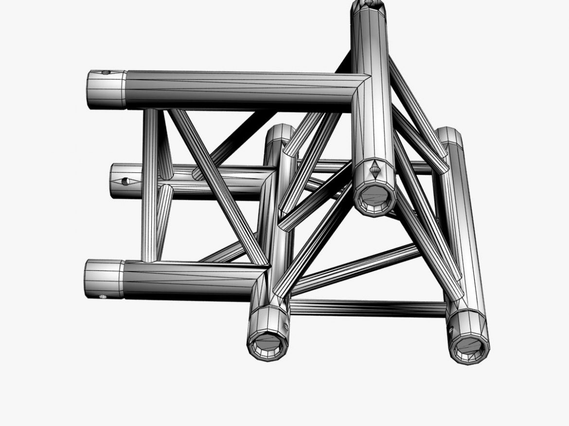 triangular trusses (collection 55 modular pieces) 3d model 3ds max dxf fbx c4d dae texture obj 216220