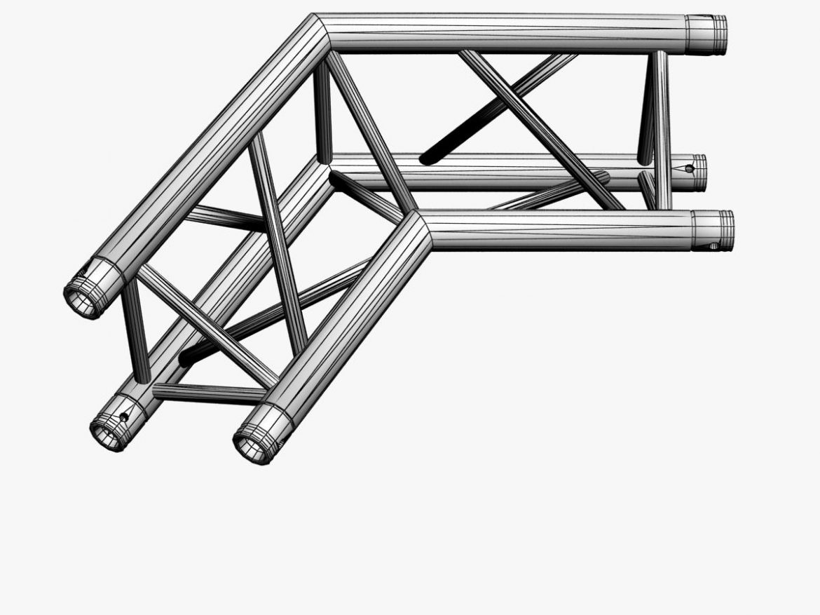 triangular trusses (collection 55 modular pieces) 3d model 3ds max dxf fbx c4d dae texture obj 216248