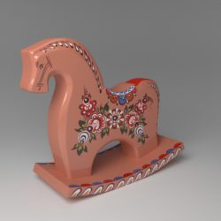souvenir horse 3d model fbx blend texture obj 216770