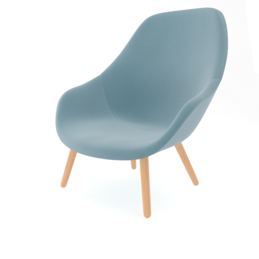 about a lounge chair aal92 3d model max fbx obj 216779