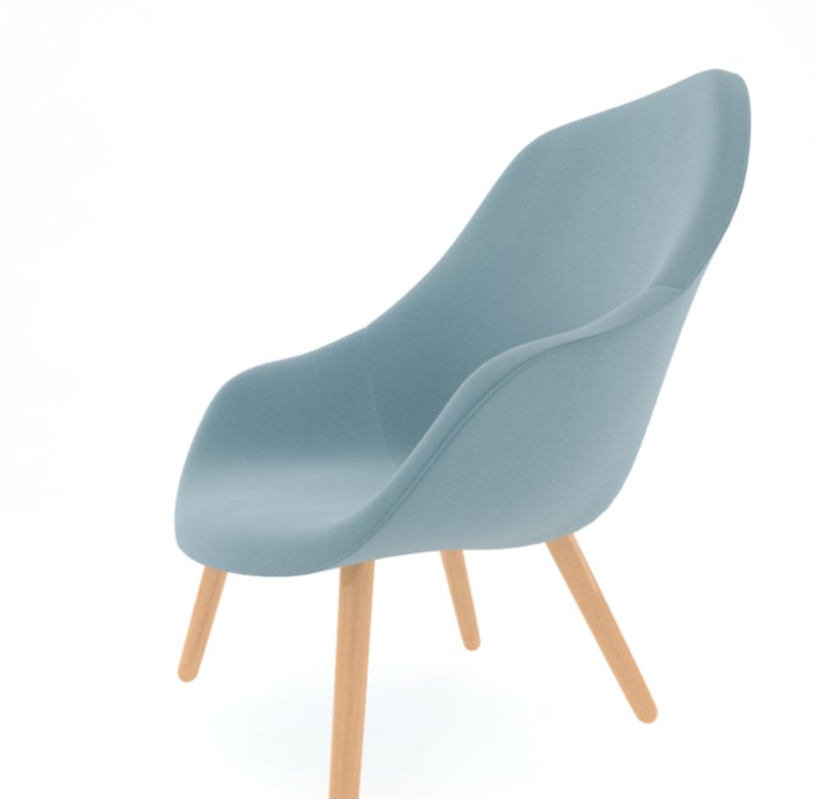 about a lounge chair aal92 3d model max fbx obj 216781