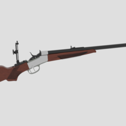creedmoor rifle 3d model blend 216828