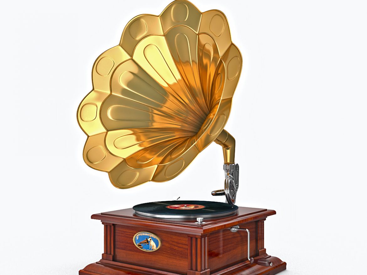 phonograph v1 3d model max fbx obj 217307