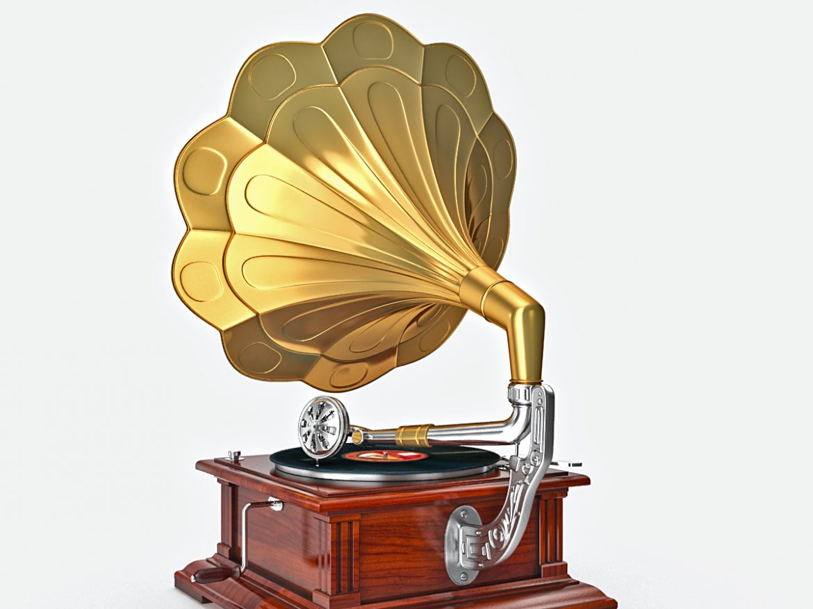 phonograph v1 3d model max fbx obj 217308
