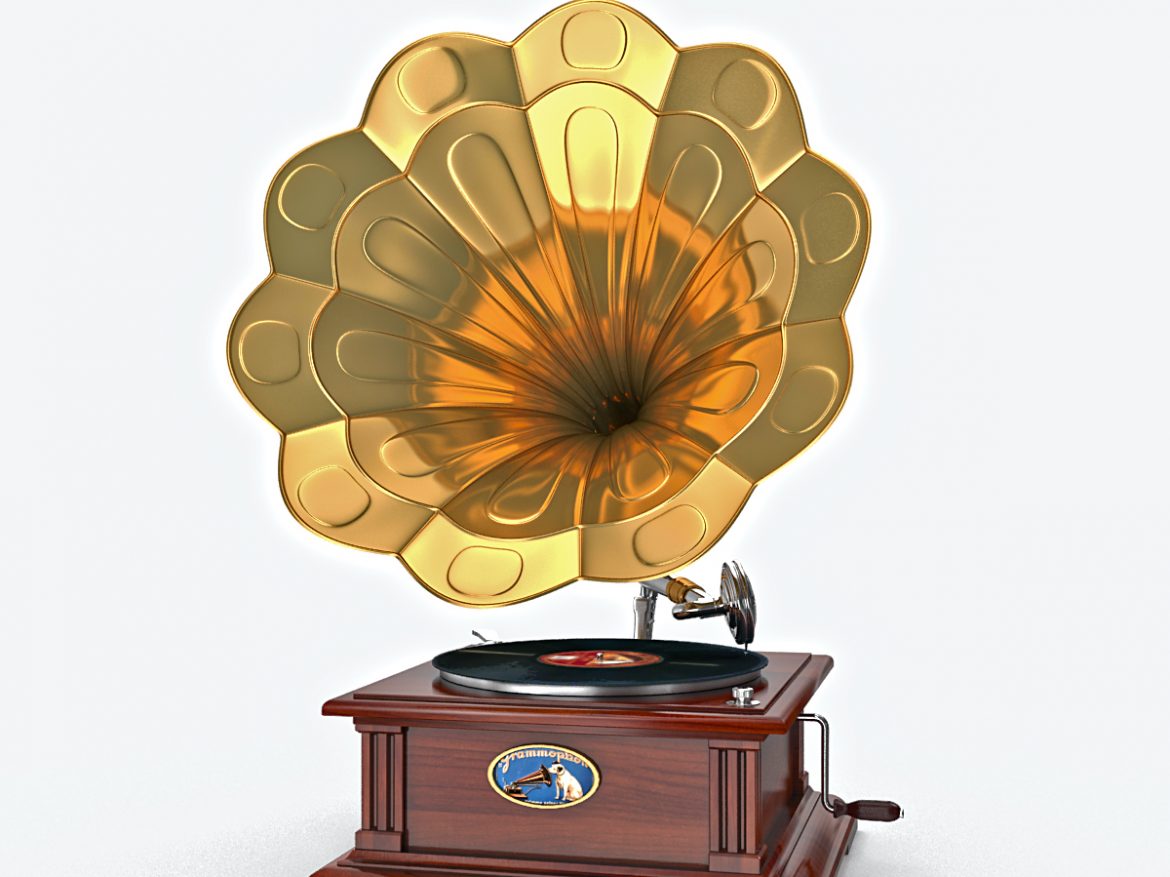 phonograph v1 3d model max fbx obj 217310