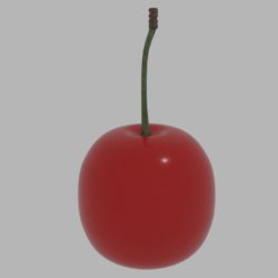 cherry 3d model blend 217362