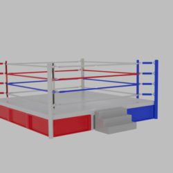 boxing rings 3d model blend 217411