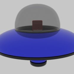 saucer ufo 3d model blend 217578