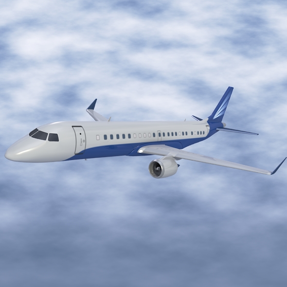 embraer lineage 1000 executive jet 3d model 3ds fbx blend dae lwo obj 217665