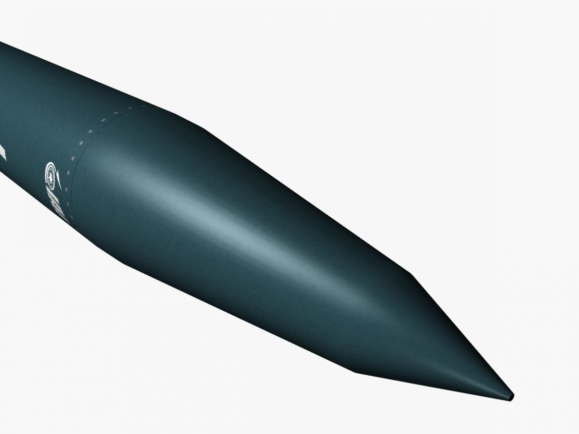 lora missile 3d model 3ds dxf fbx blend cob dae x obj 217680