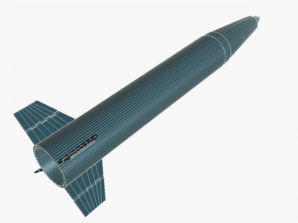 lora missile 3d model 3ds dxf fbx blend cob dae x obj 217681