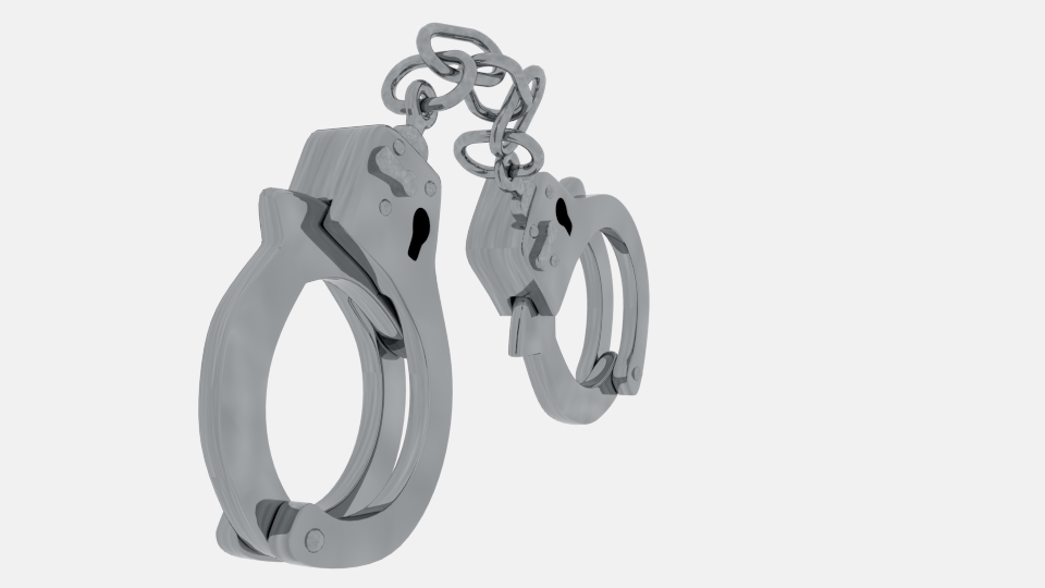 handcuff 3d model blend 218061